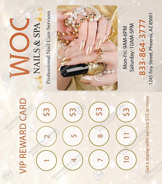 BCF-15 - Folded Business Cards