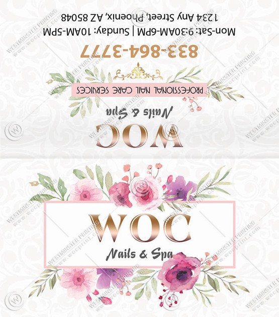 BCF-16 - Folded Business Cards