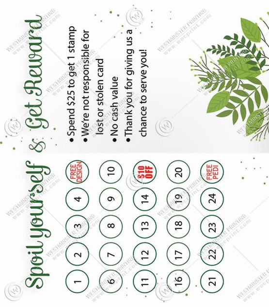 BCF-17B - Folded Business Cards