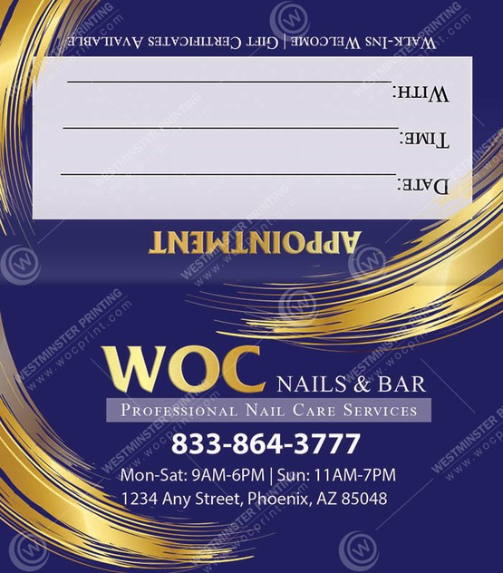 BCF-19 - Folded Business Cards