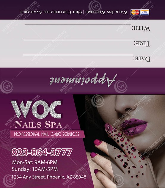 BCF-20 - Folded Business Cards