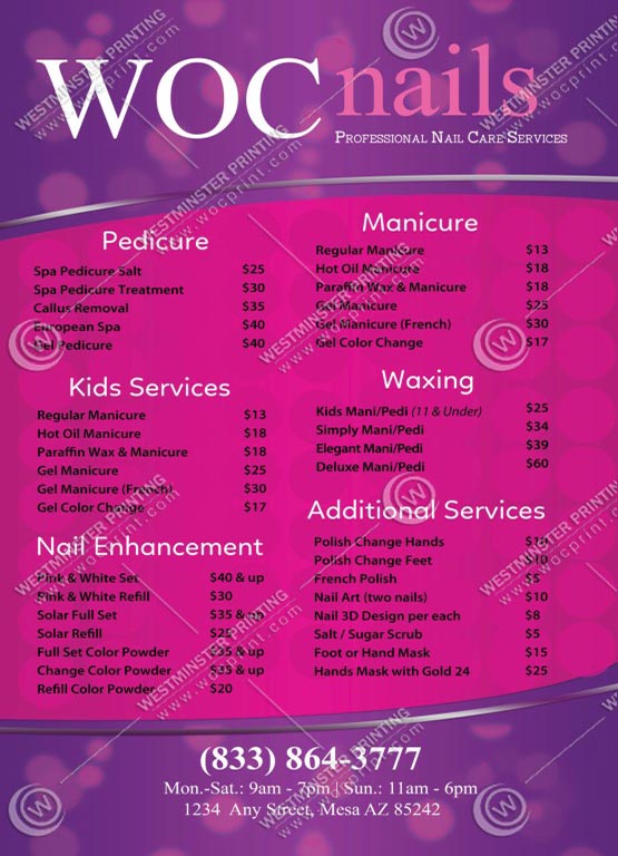 nails-salon-poster-pricelists-pp-24 - Pricelists - WOC print