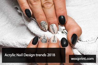 Acrylic Nail Design trends 2018