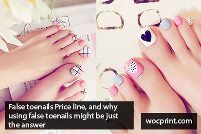 False toenails Price line, and why using false toenails might be just the answer