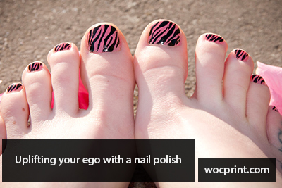 Uplifting your ego with a nail polish