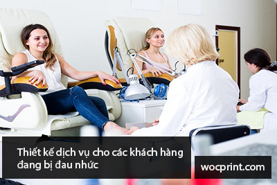 Thiết kế dịch vụ cho các khách hàng đang bị đau nhức