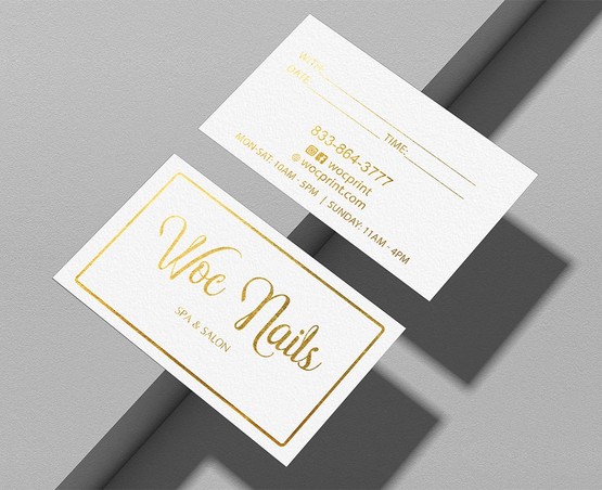 nails-salon-premium-foil-business-cards-fbc-06 - Luxury Foil Business Cards - WOC print