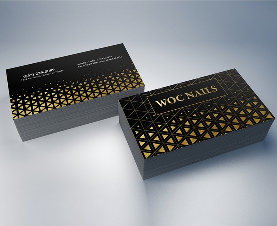nails-salon-premium-foil-business-cards-fbc-08 - Luxury Foil Business Cards - WOC print