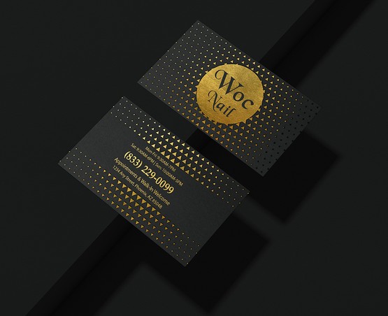 nails-salon-premium-foil-business-cards-fbc-09 - Luxury Foil Business Cards - WOC print