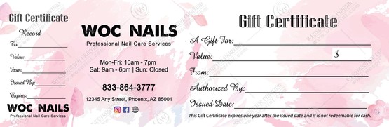 PGC-65B - Premium Gift Certificates