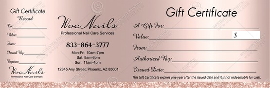 PGC-68B - Premium Gift Certificates
