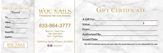 PGC-70B - Premium Gift Certificates