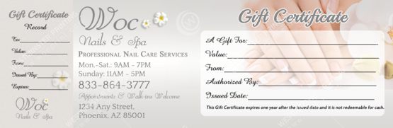 PGC-71B - Premium Gift Certificates