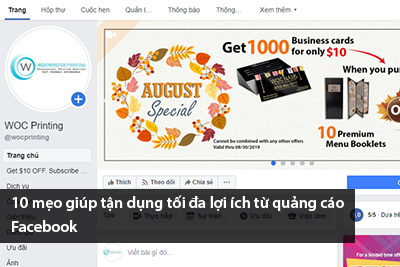 10 mẹo giúp tận dụng tối đa lợi ích từ quảng cáo Facebook