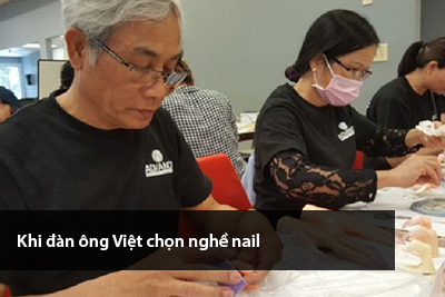 Khi đàn ông Việt chọn nghề nail