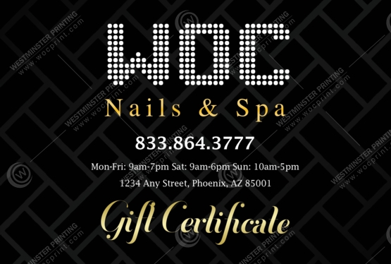 SGC-22 - Standard Gift Certificates