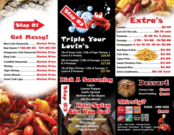 RBR-504B - Restaurant Brochures