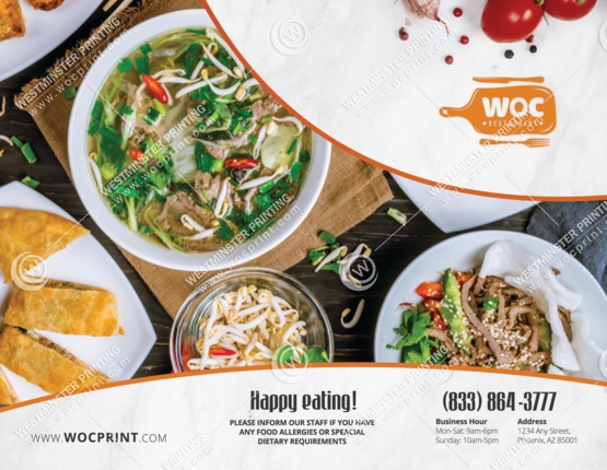 BR-509 - Restaurant Brochures