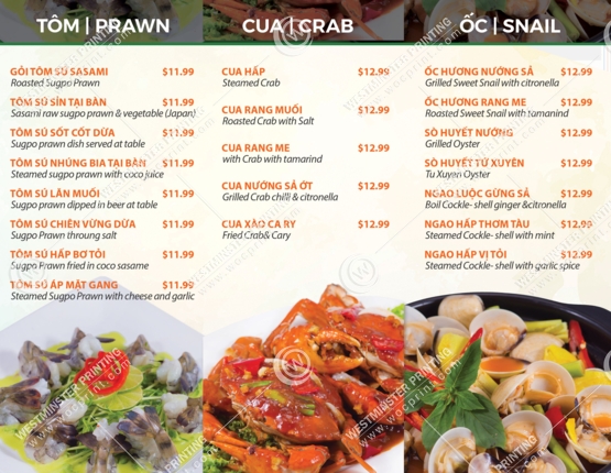 RBR-510B - Restaurant Brochures