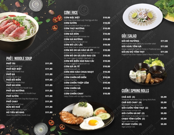 RBR-511B - Restaurant Brochures