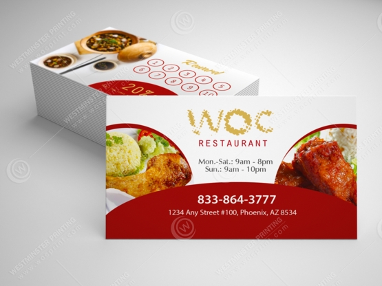 restaurant-business-cards-bc-502 - Restaurant Business Cards - WOC print