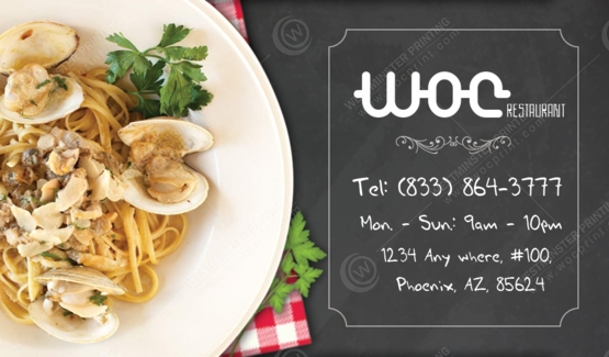 BC-503 - Restaurant Business Cards