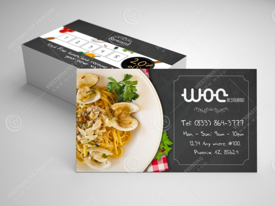 restaurant-business-cards-bc-503 - Restaurant Business Cards - WOC print
