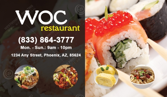 BC-504 - Restaurant Business Cards