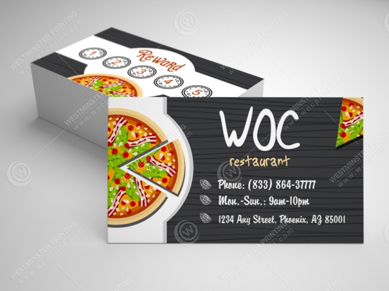 restaurant-business-cards-bc-505 - Restaurant Business Cards - WOC print