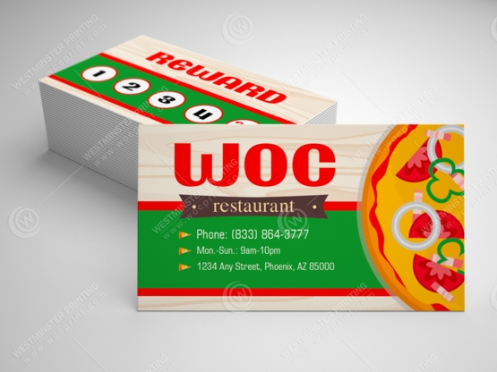 restaurant-business-cards-bc-507 - Restaurant Business Cards - WOC print