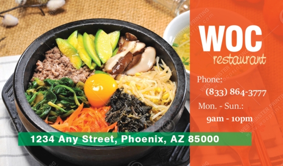 BC-508 - Restaurant Business Cards