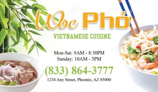 BC-512 - Restaurant Business Cards