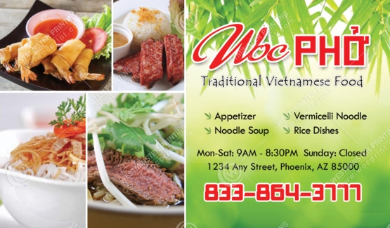 BC-516 - Restaurant Business Cards