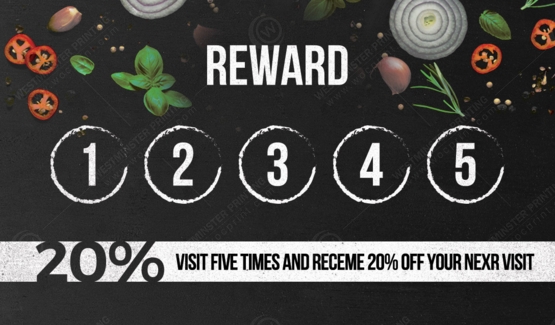 RBA-522 - Restaurant Business Cards