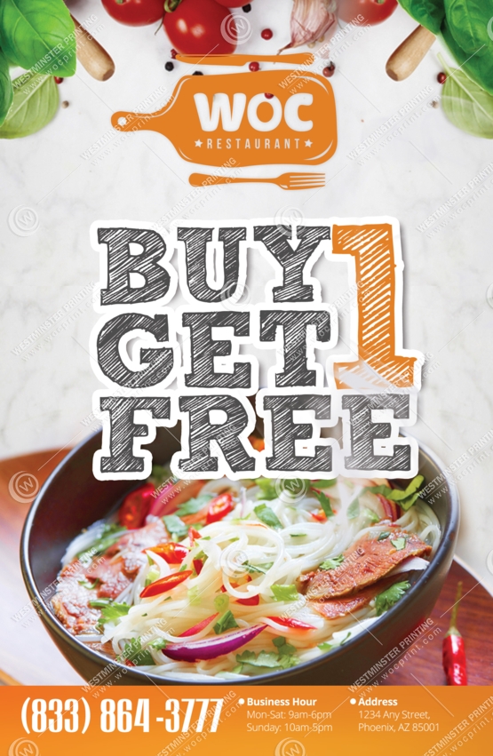 FL-501 - Restaurant Flyers