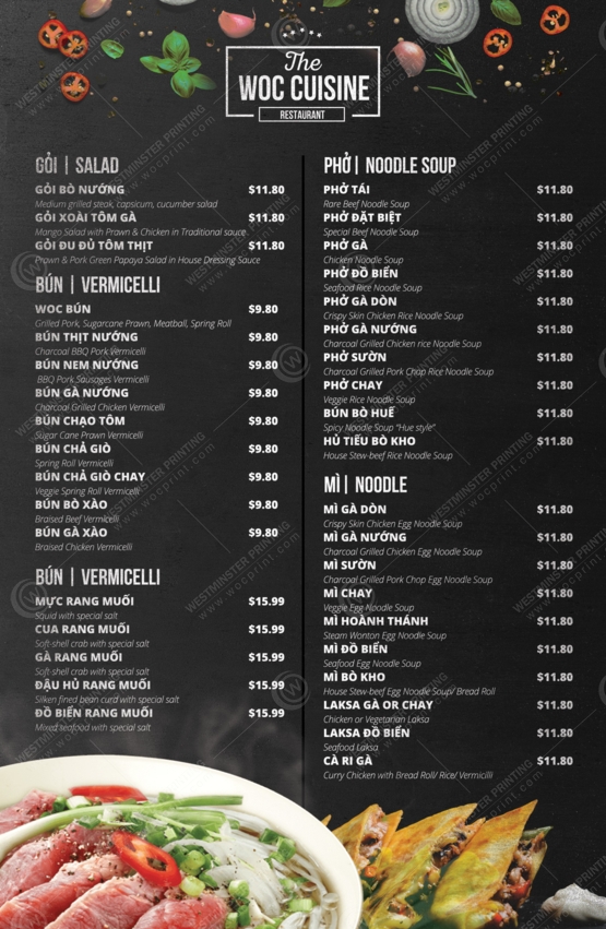 RFL-03B - Restaurant Flyers