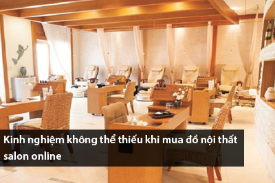 Kinh nghiệm không thể thiếu khi mua đồ nội thất salon online