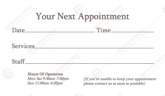 BA-348 - Business Cards