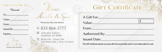 PGC-77B - Premium Gift Certificates