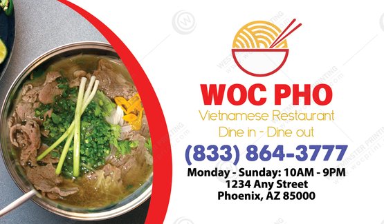 BC-525 - Restaurant Business Cards