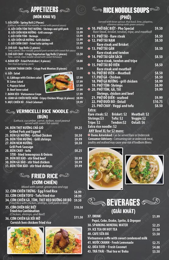 RFL-06B - Restaurant Flyers