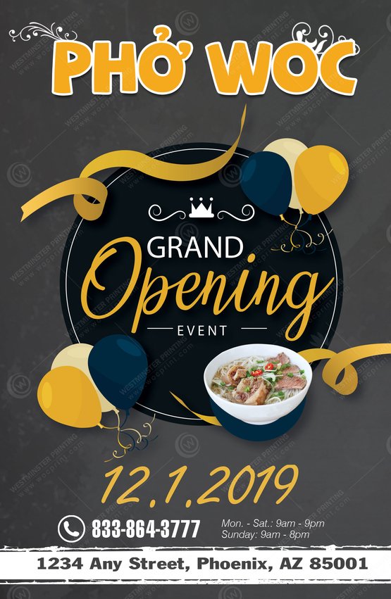 FL-506 - Restaurant Flyers