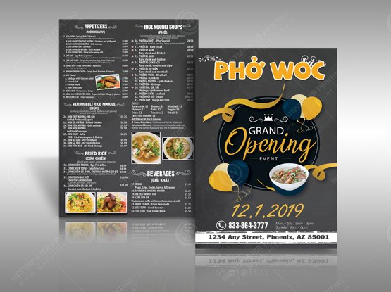restaurant-flyer-fl-506 - Restaurant Flyers - WOC print
