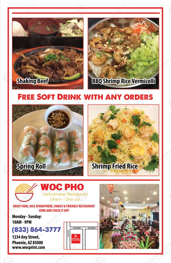 RFL-07B - Restaurant Flyers