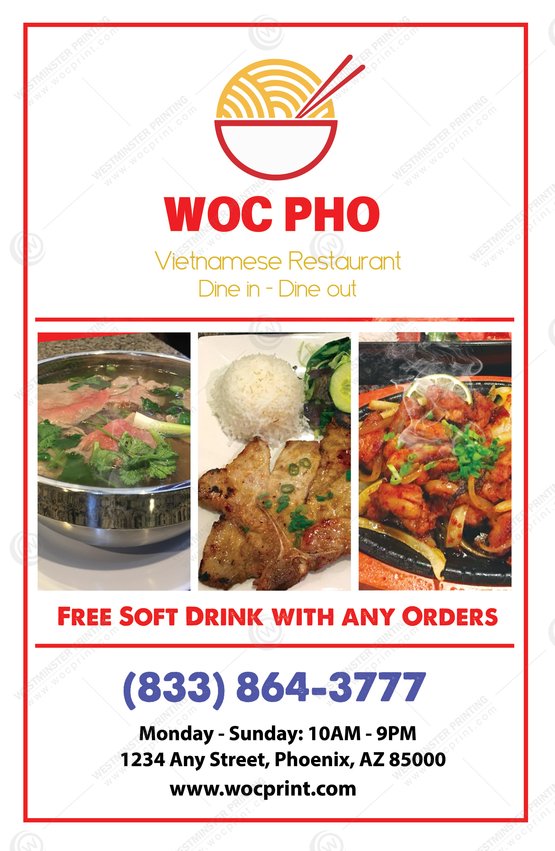 FL-507 - Restaurant Flyers