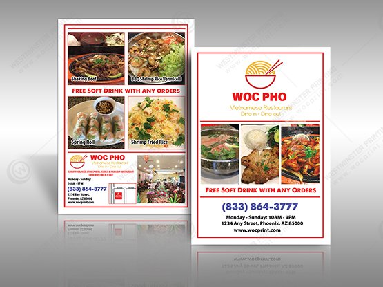 restaurant-flyer-fl-507 - Restaurant Flyers - WOC print