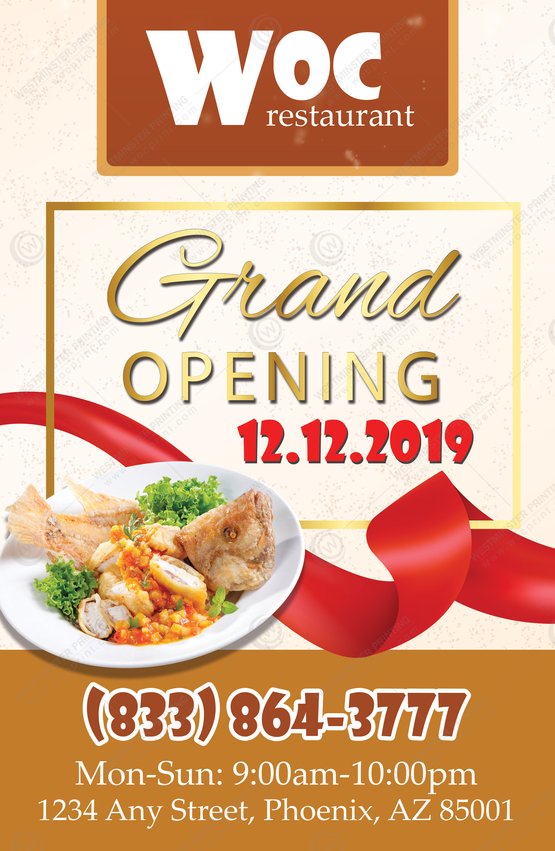 FL-508 - Restaurant Flyers