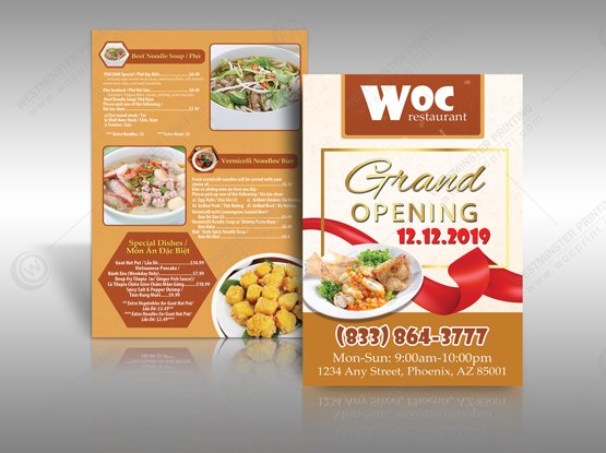 restaurant-flyer-fl-508 - Restaurant Flyers - WOC print