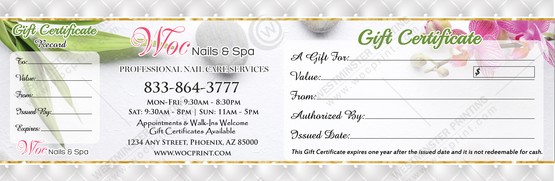 PGC-78B - Premium Gift Certificates