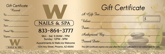 PGC-81B - Premium Gift Certificates